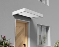 Vordach Sophia 1600 Alu Weiss 95x160cm