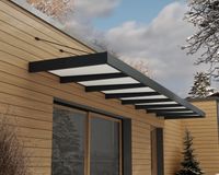 Vordach Sophia XL 8000 Alu Grau 140x750cm