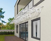 Vordach Bordeaux 8920 Alu Weiss 139x892cm