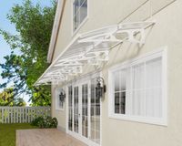 Vordach Bordeaux 8920 Alu Weiss 139x892cm