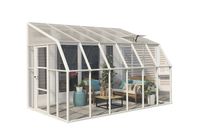 Wintergarten Sun Room 8x12 PVC Weiss 257x384cm