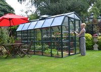 Gewächshaus Grand Gardener 8x12 PVC Grün 265x389cm