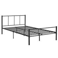 Metallbett Laos 120x200 cm Schwarz