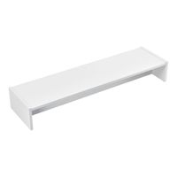 Monitorständer Flensberg 100x27x15 cm Monitorregal Weiß