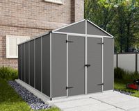 Gerätehaus Rubicon 8x15 Alu Grau 227x453cm