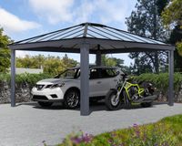 Carport Colorado 14x16 Alu Grau 426x487cm