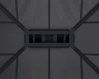 Carport Colorado 14x14 Alu Grau 426x425cm