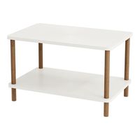 Couchtisch Jelling Rechteckig 43 x 70 x 44 cm Weiß