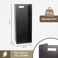 Kaminholzregal Metall, Brennholzregal, Feuerholzregal,Holzaufbewahrung