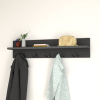 Wandgarderobe Hammarö 80x11x18cm Anthrazit