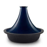 Tajine, Schmorkochtopf aus Gusseisen Blau TINGHIR