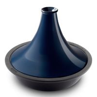 Tajine, Schmorkochtopf aus Gusseisen Blau TINGHIR