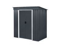 Metallgerätehaus "San Marino", ca. 110 x 174 x 190 cm - Grau