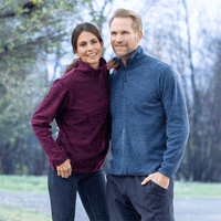 Mikrofleece-Troyer "Space Dyed" für Damen/Herren