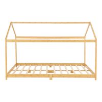 Kinderbett Vindafjord 140x200cm Bambus mit Matratze