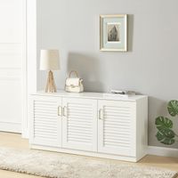 Schuhschrank Løten 125x36x62cm Weiß