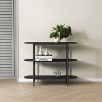 Konsolentisch Enebakk 70x90x32cm Schwarz, matt
