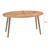 Couchtisch Sindal 41 x 90 x 50 cm Holzfarben