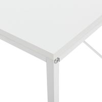 Schreibtisch Røros 120x60x72cm Weiß