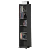 Standregal Tynset CD Regal mit 6 Fächern Dunkelgrau