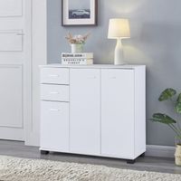 Sideboard Crimla 76x80x28cm Weiß