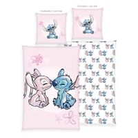 Disney Stitch Bettwäsche Größe 80x80 + 135x200 cm