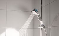 Duschkopf mit Wasserstopptaste & Druckregler