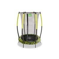 EXIT Tiggy junior Trampolin mit Sicherheitsnetz ø140cm - schwarz/grün
