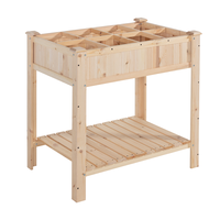 Pflanztisch aus Kiefernholz, ca. 92 x 63 x 93 cm