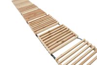 Rollweg aus Kiefernholz, ca. 250 x 35 x 2,7 cm