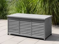 Outdoor Aufbewahrungsbox, Grau, ca. 130 x 64 x 60 cm