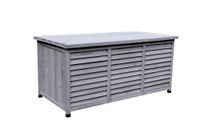 Outdoor Aufbewahrungsbox, Grau, ca. 130 x 64 x 60 cm