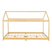 Kinderbett Vindafjord 120x200cm Bambus mit Matratze