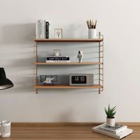 Modulares Wandregal Strängnäs Hellbraun