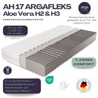 ARGAFLEKS  Komfortschaummatratze,  17 cm Höhe, 7 Zonen-Wendematratze