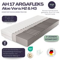 ARGAFLEKS  Komfortschaummatratze,  17 cm Höhe, 7 Zonen-Wendematratze