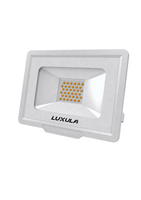 LED-Fluter, 30 W, 3000 K (warmweiß), 3000 lm, weiß, IP65