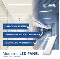 LED Panel, 120x60 cm, 60 W, 6000 lm, 4000 K,flackerfrei