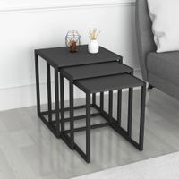 Satztisch Sunnfjord 3er Set Anthrazit