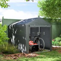 Garagenzelt, 1,6 x 2,18 x 1,72 m Lagerzelt mit UV-Schutz, Reißverschlusstür