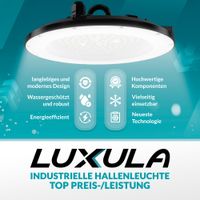 LED-HighBay, UFO, 200 W, 20000 lm, 5000 K (neutralweiß), IP65, EPISTAR
