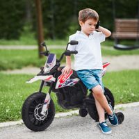 Kinder Elektro-Motorrad, 12V Kindermotorrad mit Musik, 6 km/h Kinderfahrzeug