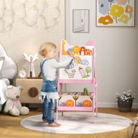 2-in-1 Kindertafel doppelseitige Kinder Staffelei Staffelei für Kinder 3-8 Jahre