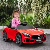 Kinder Elektroauto 12 V Kinderauto mit 2,4G Fernbedienung, Musik, 3-5 km/h