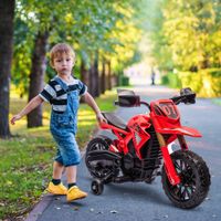 Kinder Elektro-Motorrad 6V Kindermotorrad 3 km/h 3-8 Jahre Kinder Rot