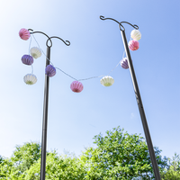 Multifunktionale Stange, ca. 233 cm - Schwarz