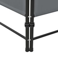 Raumteiler Saragossa 5-teilig 200x171 cm Dunkelgrau