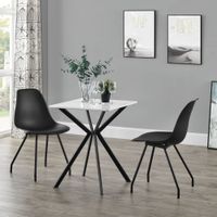 Esstisch Ankara 60x60x75 cm Weiß