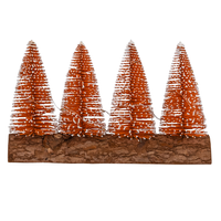 LED-Tannenbaum 3er/4er - herbstliches Orange
