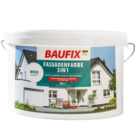 3 in 1 Fassadenfarbe - ca. 10 Liter, Weiß